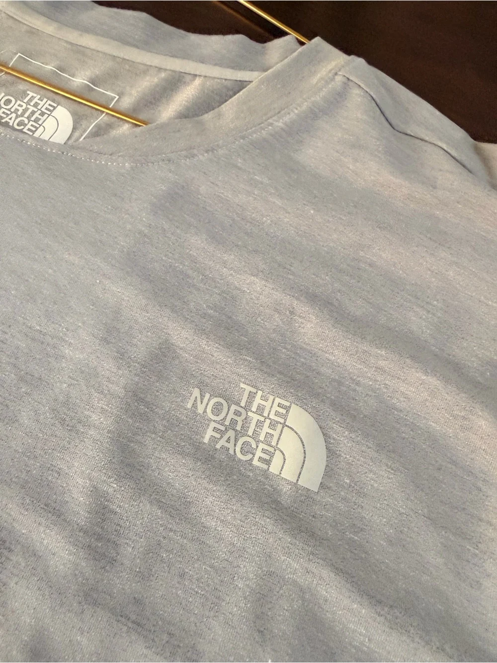 The North Face Men's Long Sleeve Crew - Pale Gray